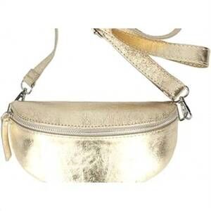 NEW TWO AMICIS women's hands free daddy bag in gold
